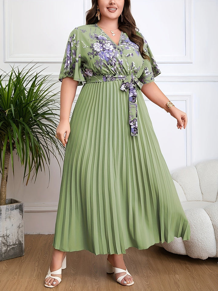 Fleur | Robe Ajustée Grande Taille