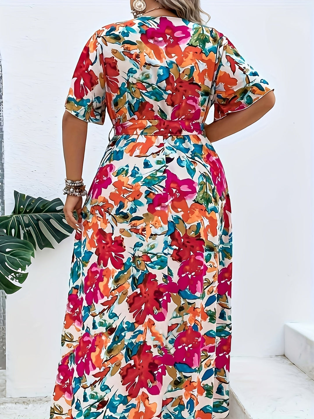 Yara | Robe Florale Grande Taille
