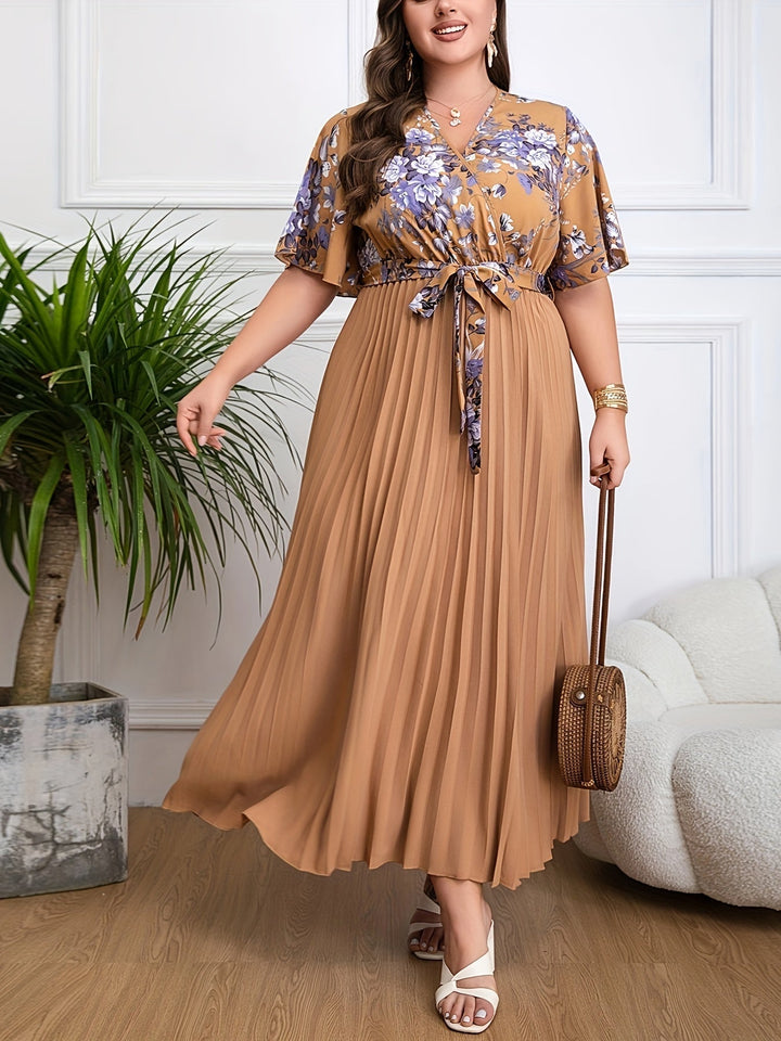 Fleur | Robe Ajustée Grande Taille