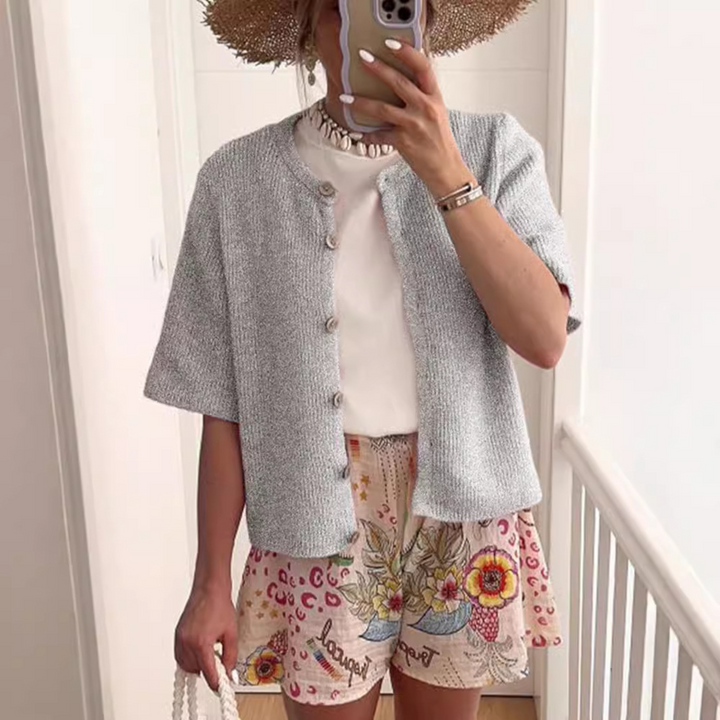 ALMA™ – Gilet léger à manches courtes décontracté pour l'été