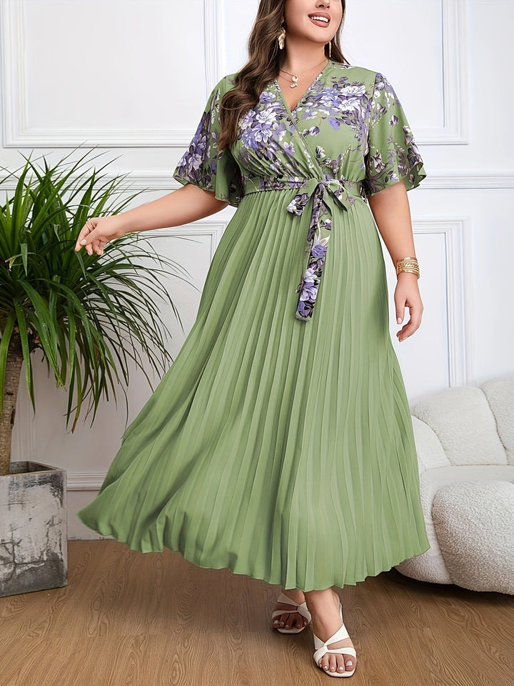 Fleur | Robe Ajustée Grande Taille