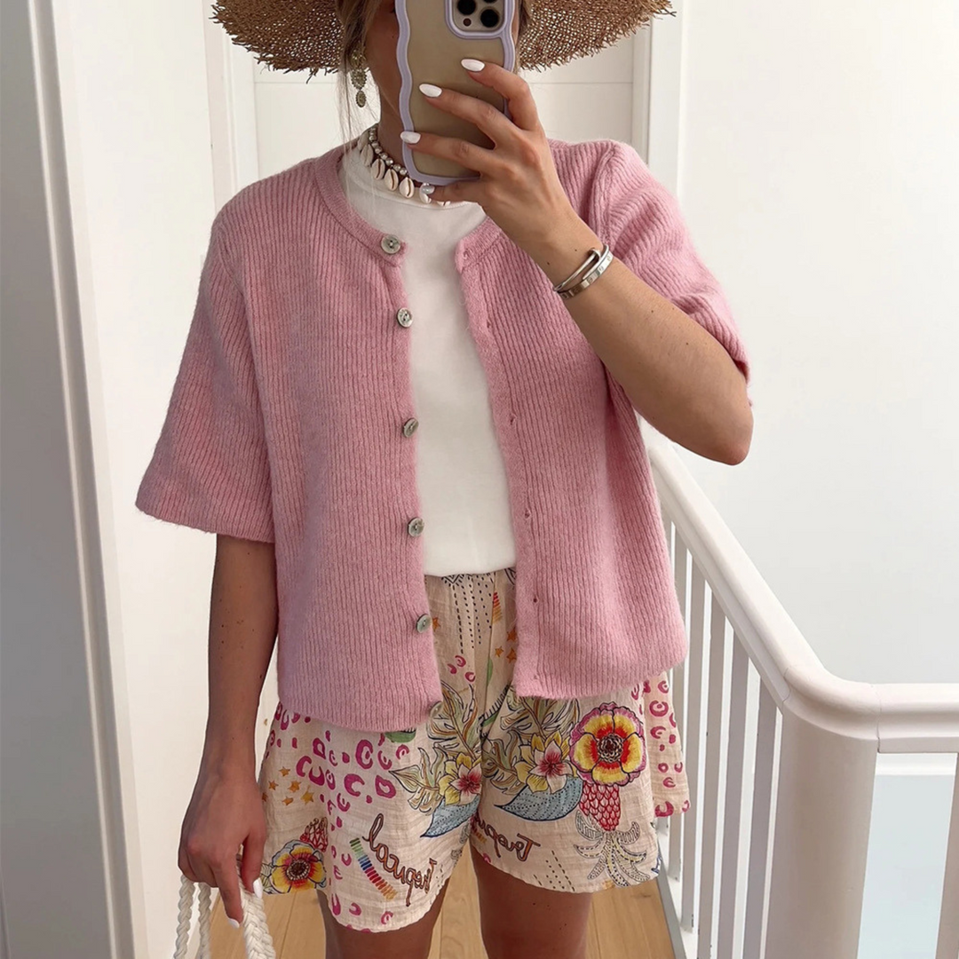 ALMA™ – Gilet léger à manches courtes décontracté pour l'été