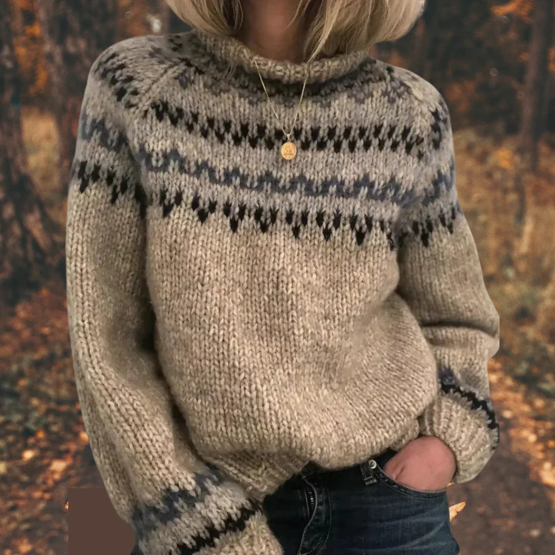 ASTRID™ | Pull Nordic à Col