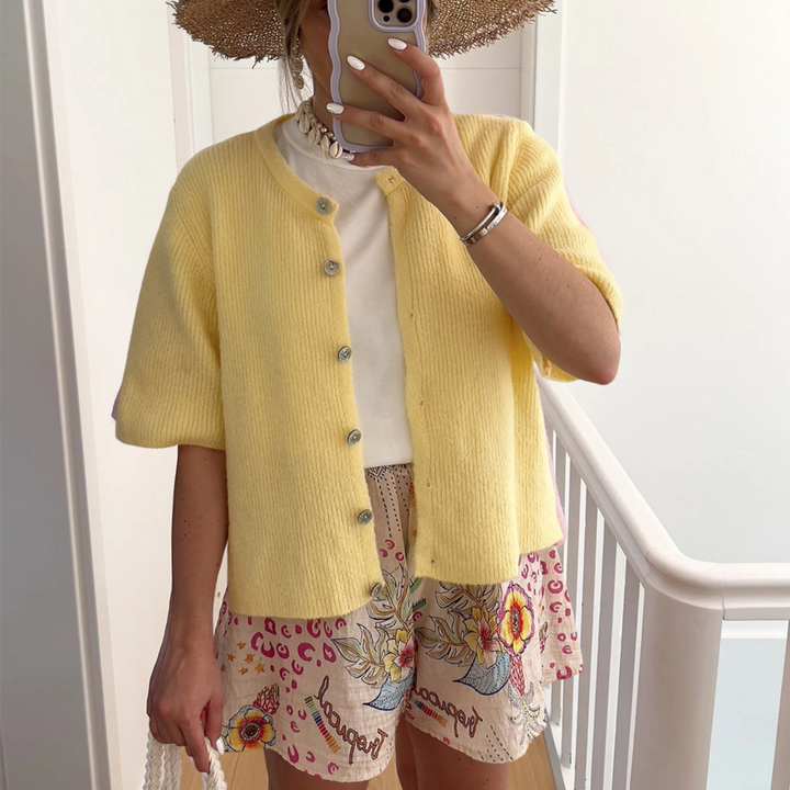 ALMA™ – Gilet léger à manches courtes décontracté pour l'été