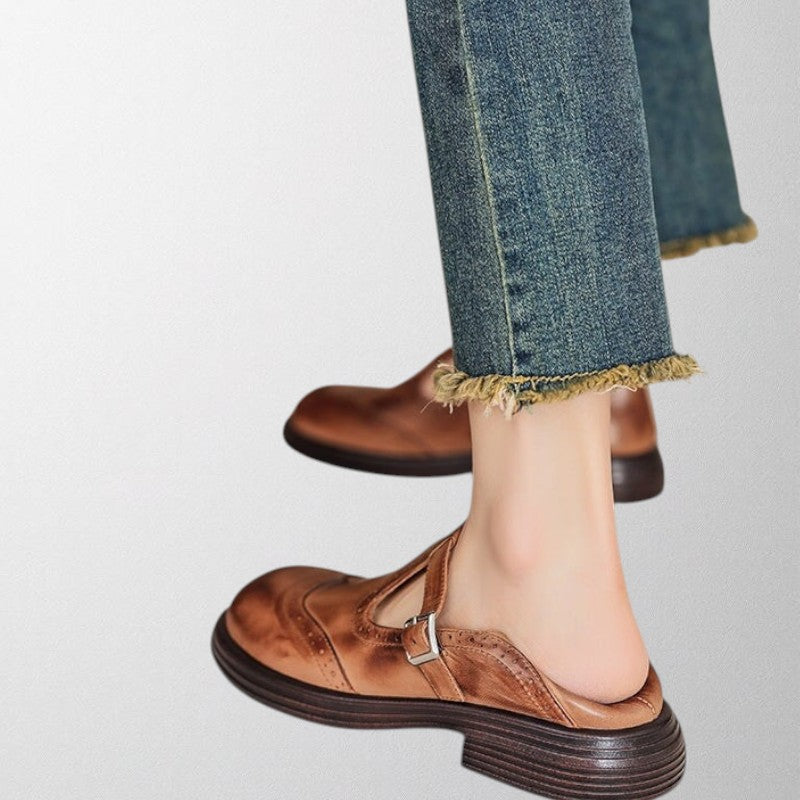 Olivia - Chaussures en Cuir Élégantes