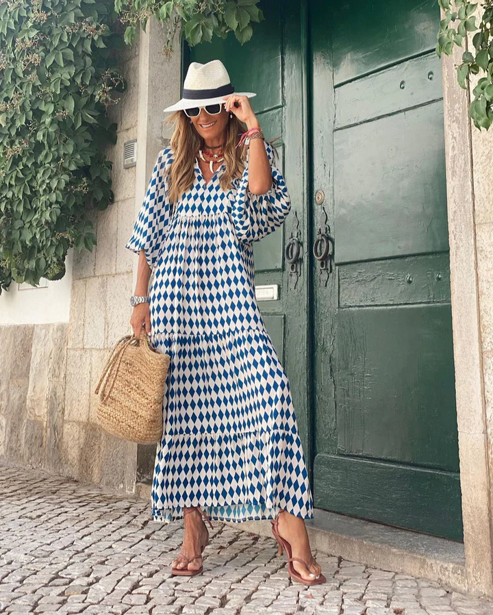 Elin | Robe Maxi en Coton Boho