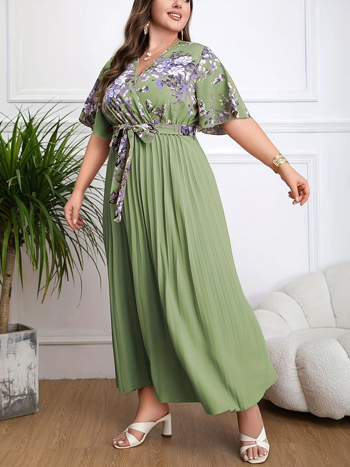 Fleur | Robe Ajustée Grande Taille