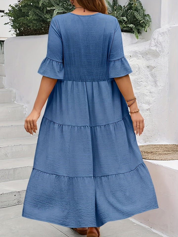 Nena | Robe Décolletée en Grande Taille