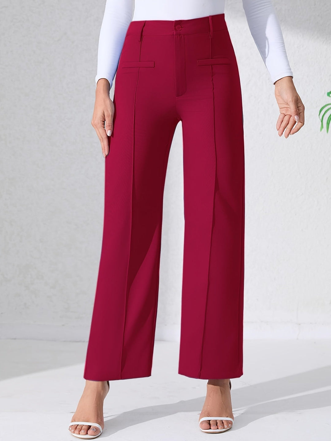 Bellamont – Pantalons Premium Taille Haute avec Jambes Amples