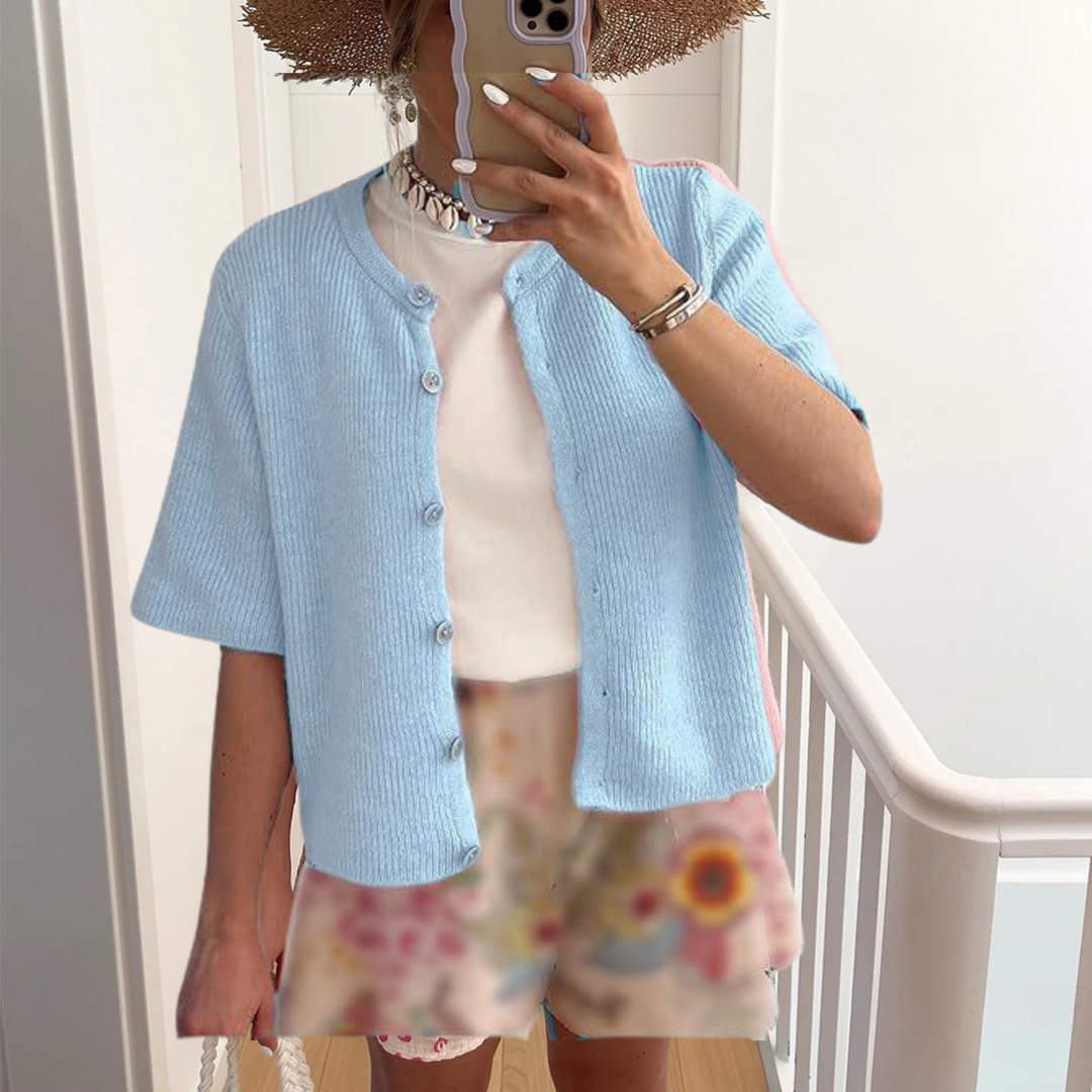 ALMA™ – Gilet léger à manches courtes décontracté pour l'été