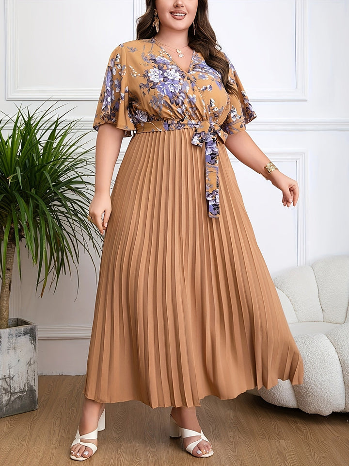 Fleur | Robe Ajustée Grande Taille