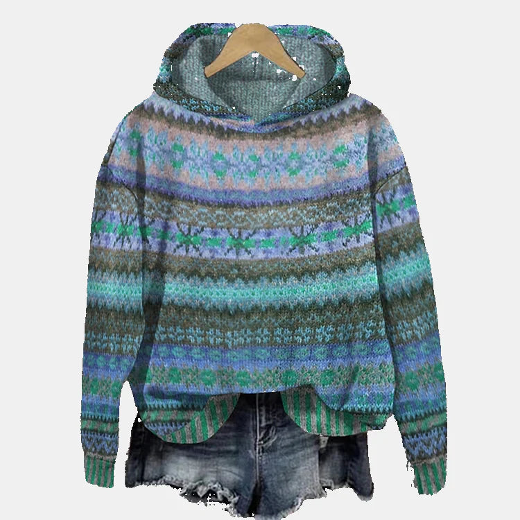 Evadne | Pull en Tricot Ethnique