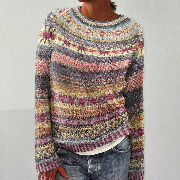 HARPER™ - Pull Fair Isle Éclatant