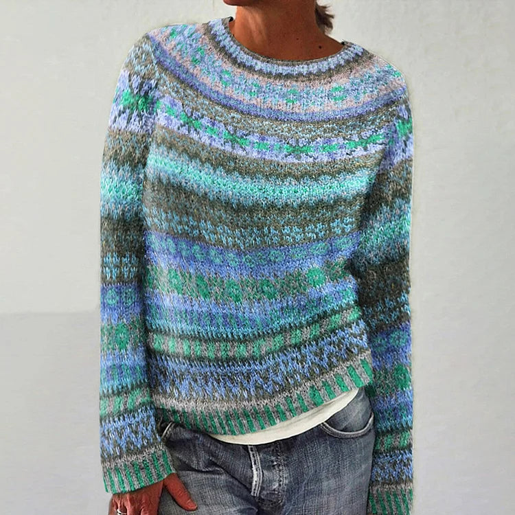 HARPER™ - Pull Fair Isle Éclatant