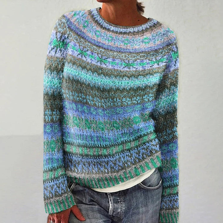 HARPER™ - Pull Fair Isle Éclatant