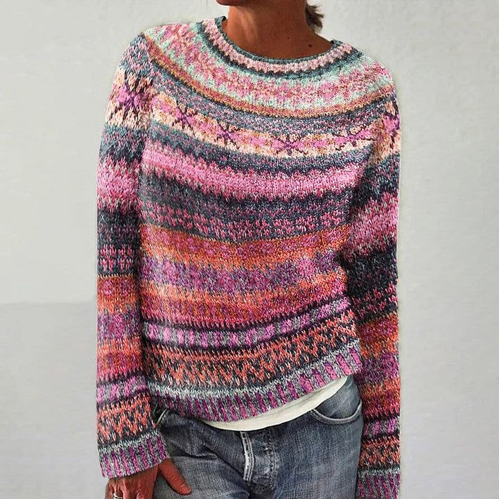HARPER™ - Pull Fair Isle Éclatant