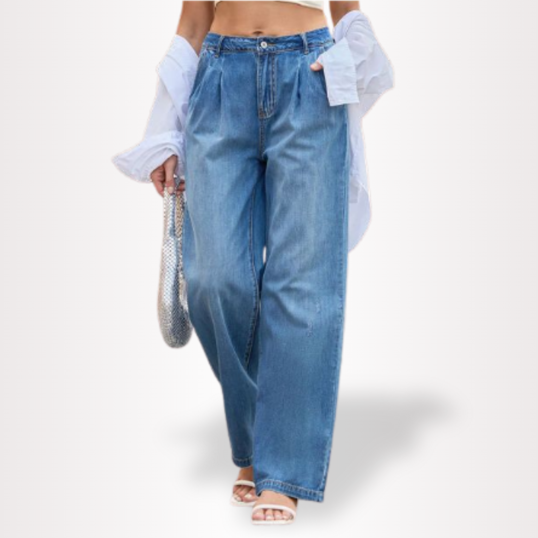 AMBER | JEANS ÉLÉGANTS À COUPE LARGE