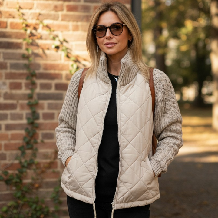 Valerie - Veste à Col Montant