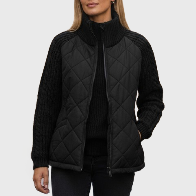 Valerie - Veste à Col Montant