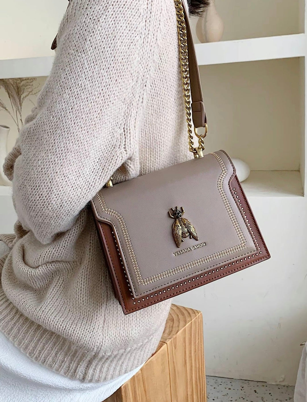 SIMONE™ - Sac Chaîne de Luxe Intemporel