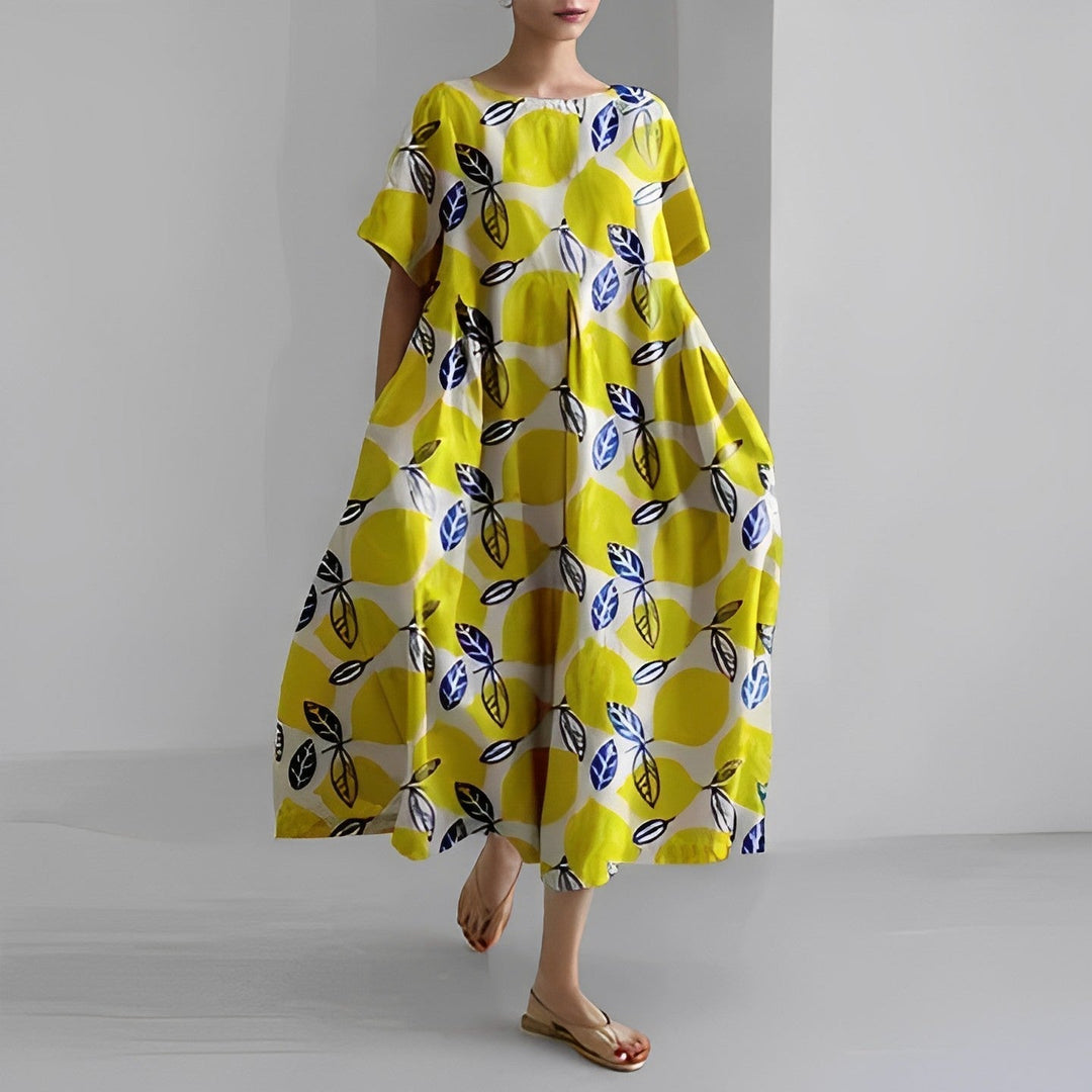 Noora | Robe Fleurie Grande Taille