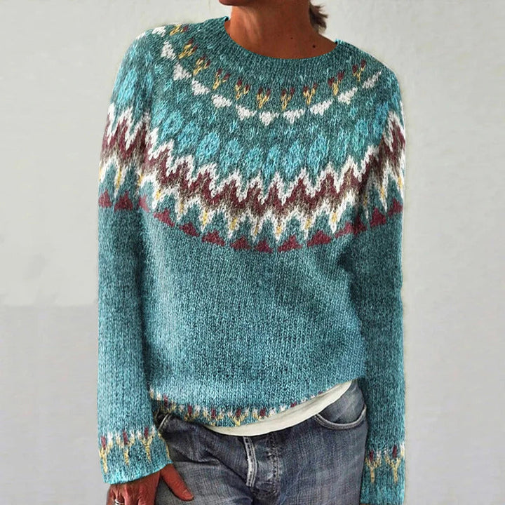 FINLEY™ | Pull tricot vagues boho