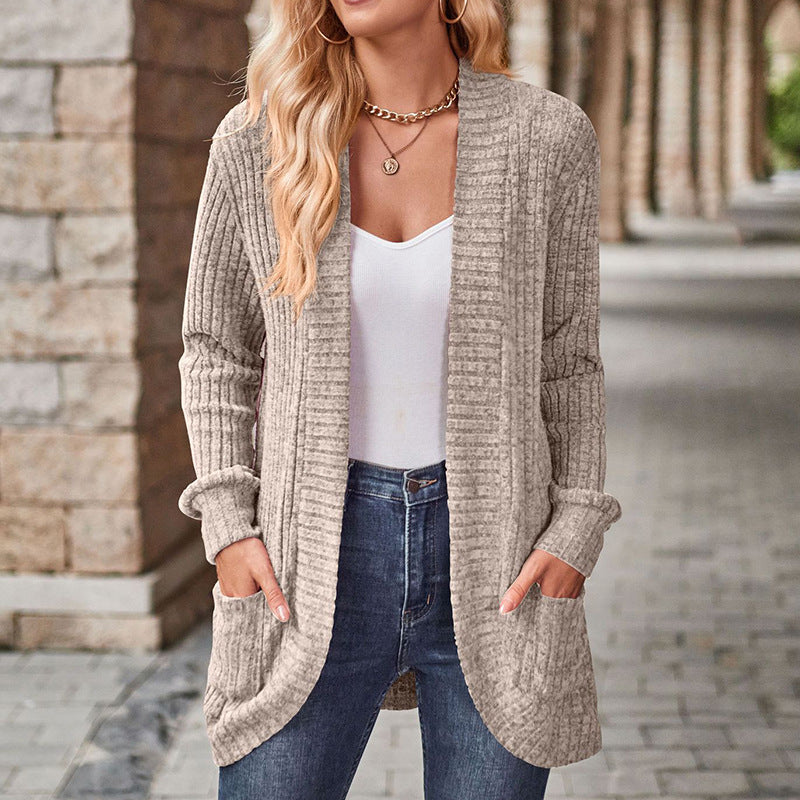 LUCILLE™ - Cardigan léger et confortable à manches longues et à ouverture frontale