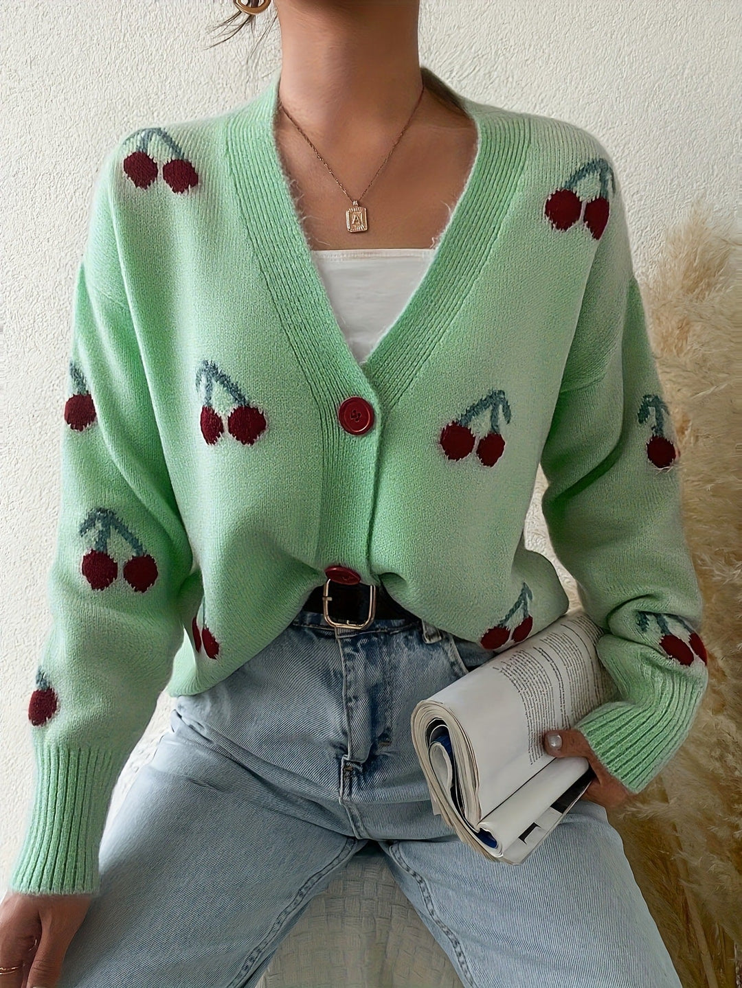 RAINA™ - Cardigan long à boutons chic