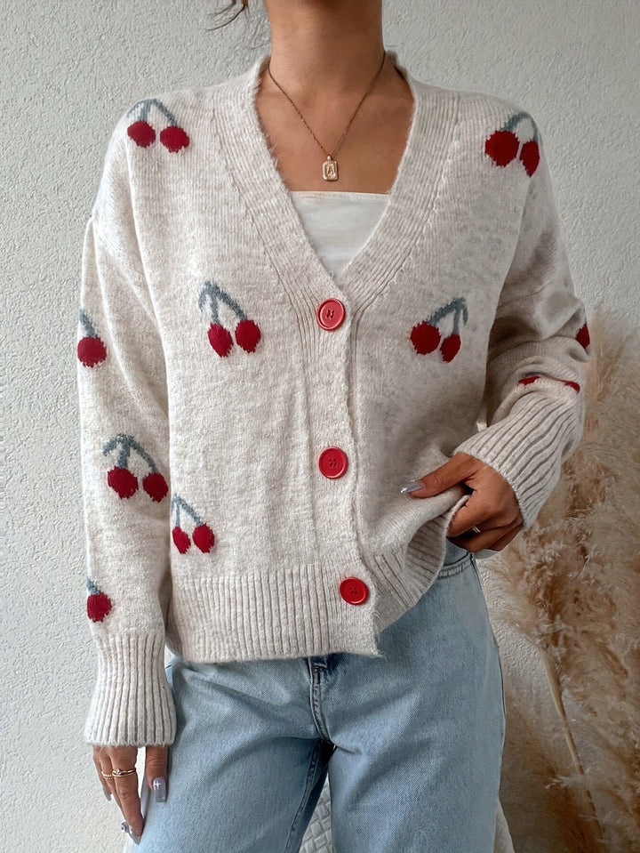 RAINA™ - Cardigan long à boutons chic