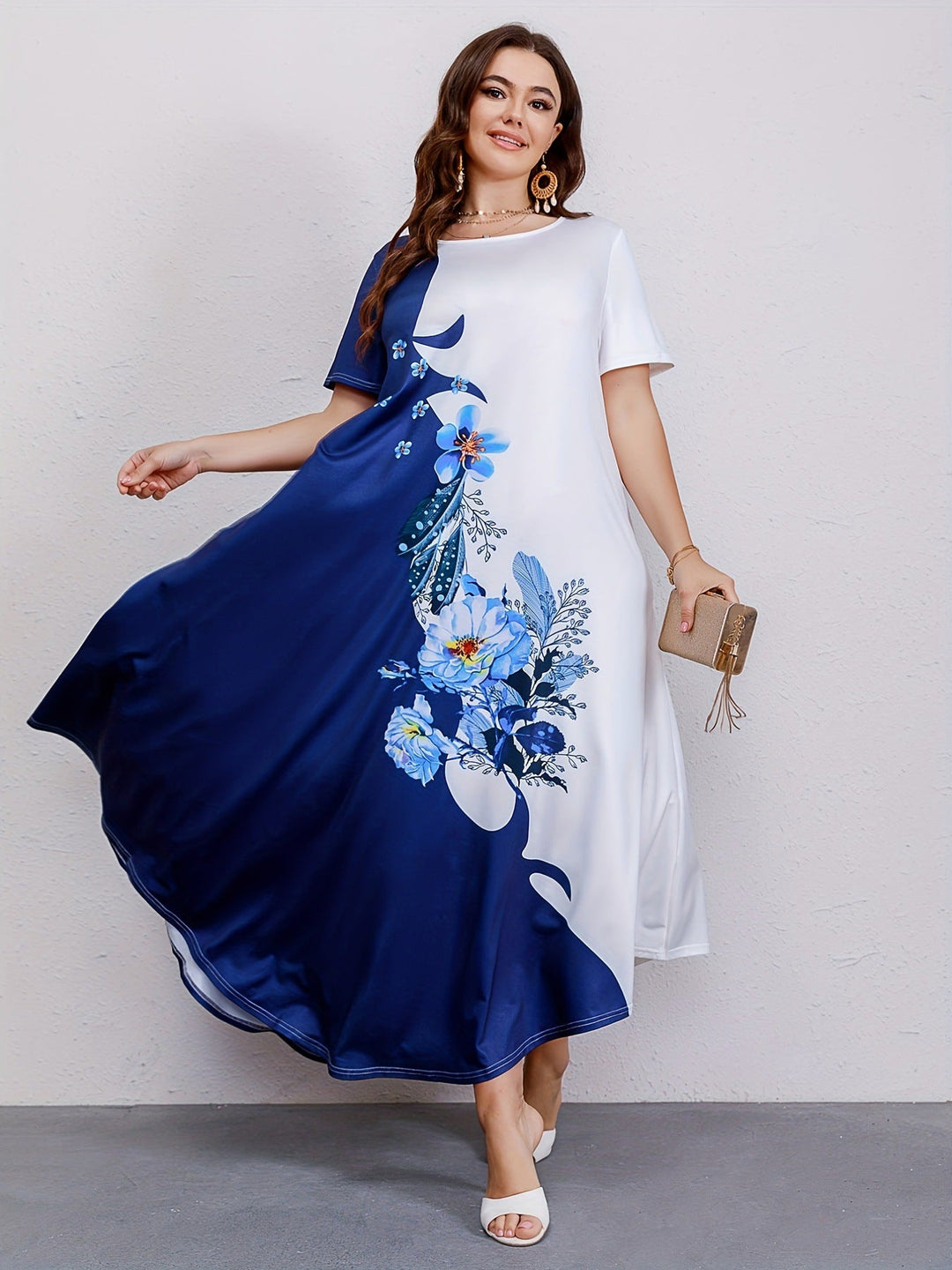 Mira | Robe Fleurie Grande Taille