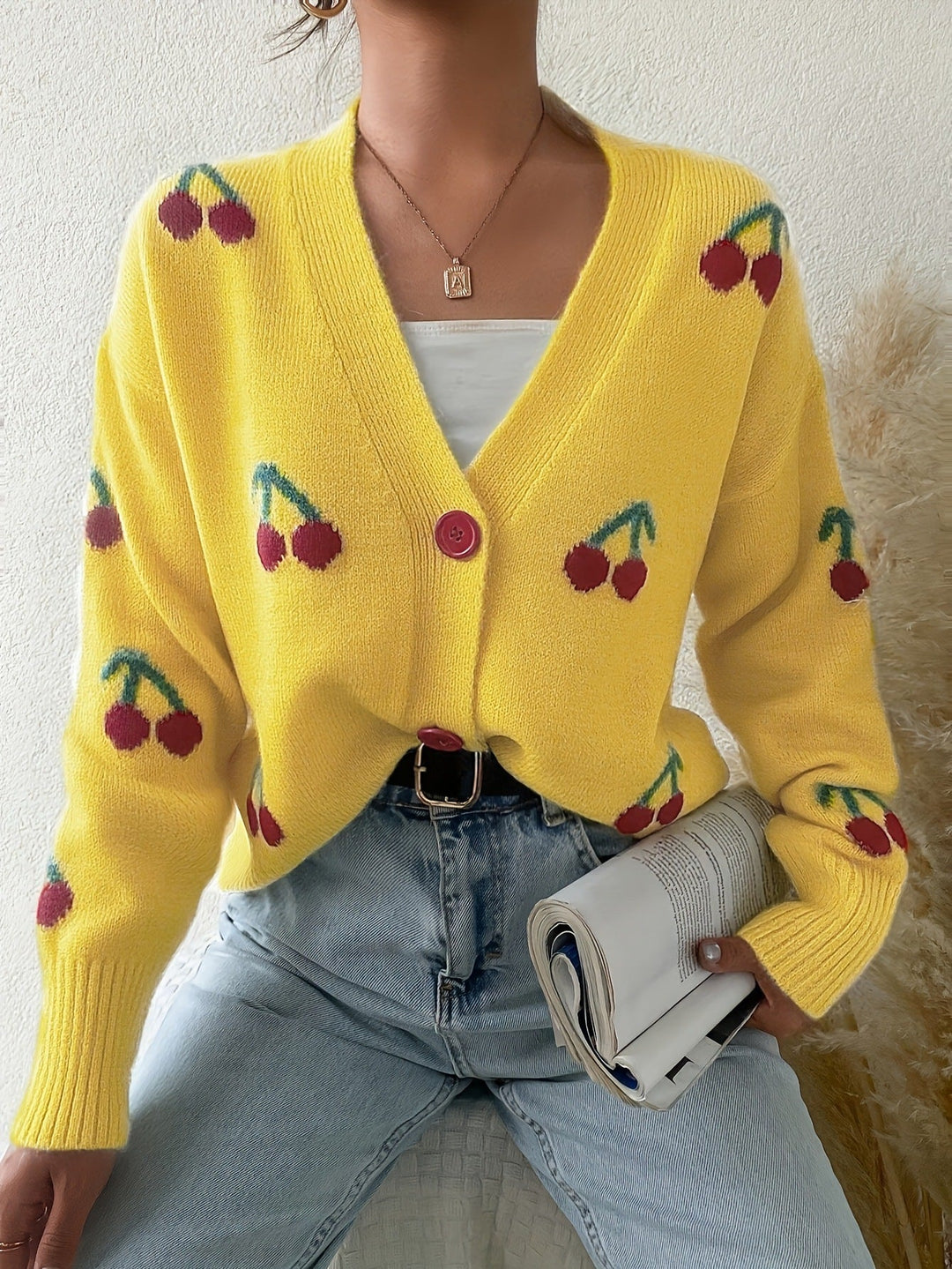 RAINA™ - Cardigan long à boutons chic