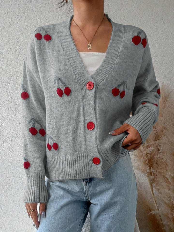 RAINA™ - Cardigan long à boutons chic