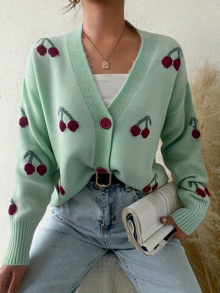 RAINA™ - Cardigan long à boutons chic