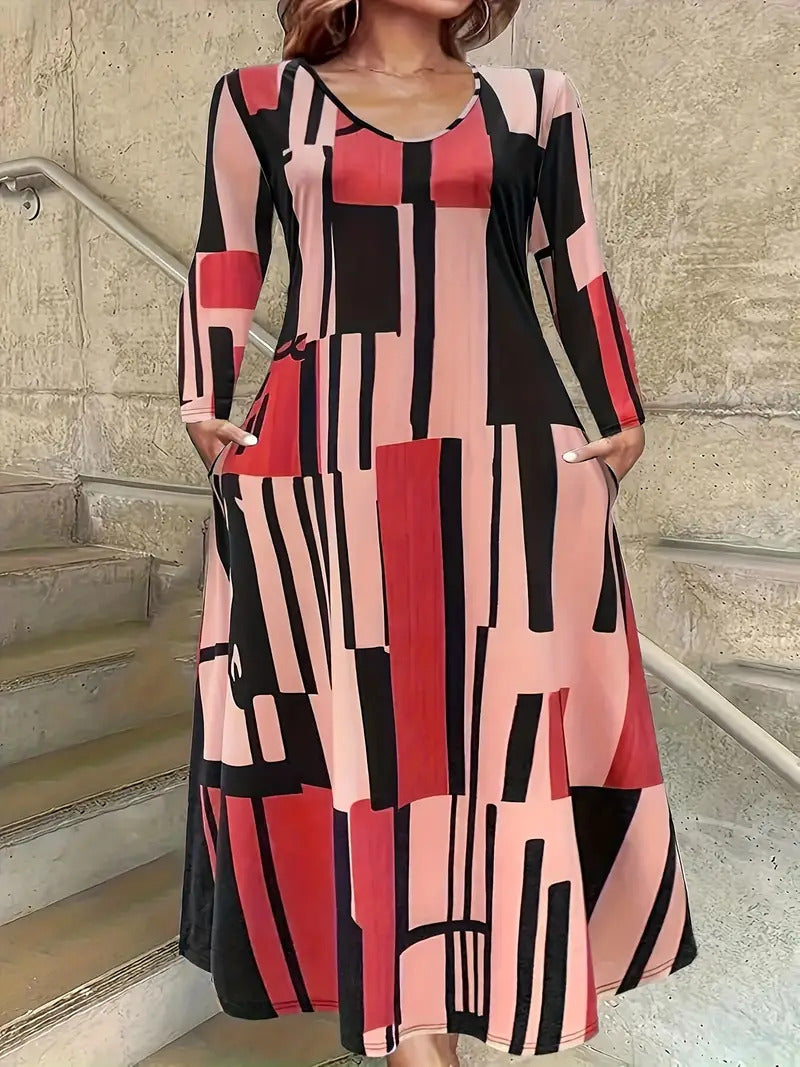 Zoey | Robe Grande Taille avec Poches Pratiques