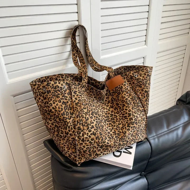 ODILE™– Sac fourre-tout léopard chic sans effort