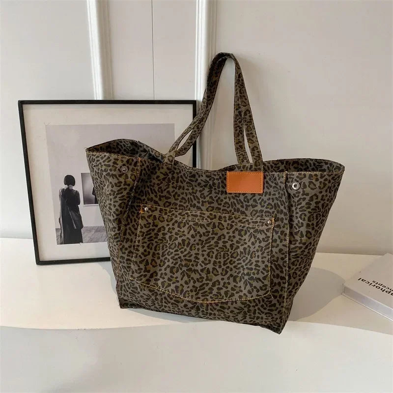 ODILE™– Sac fourre-tout léopard chic sans effort