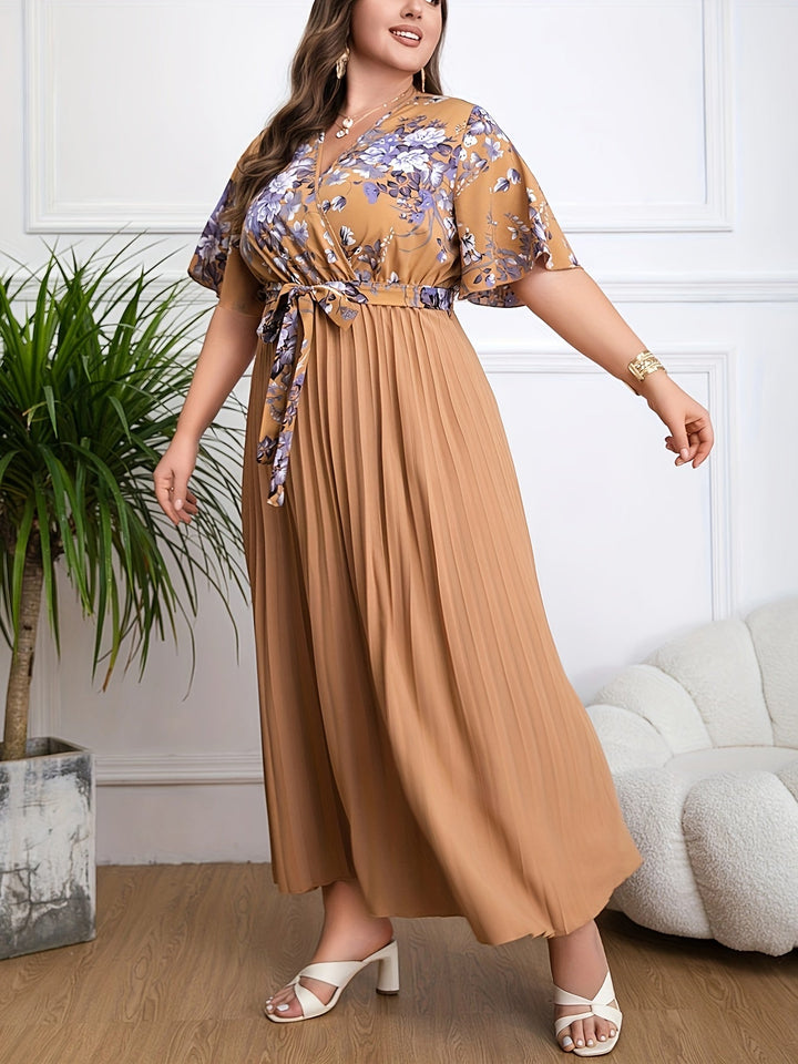 Fleur | Robe Ajustée Grande Taille