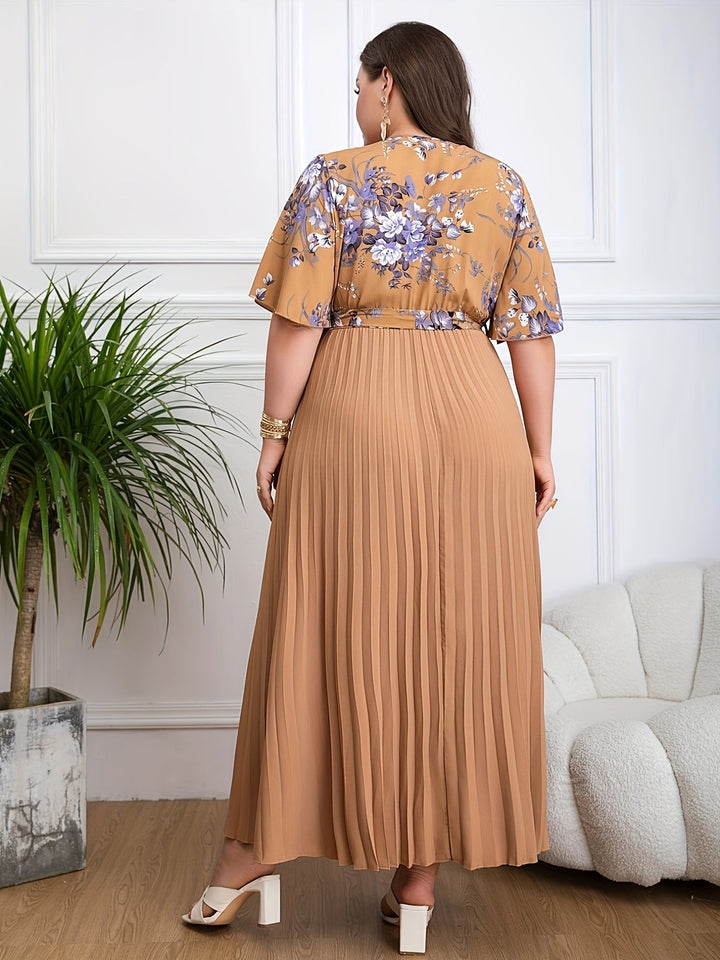 Fleur | Robe Ajustée Grande Taille
