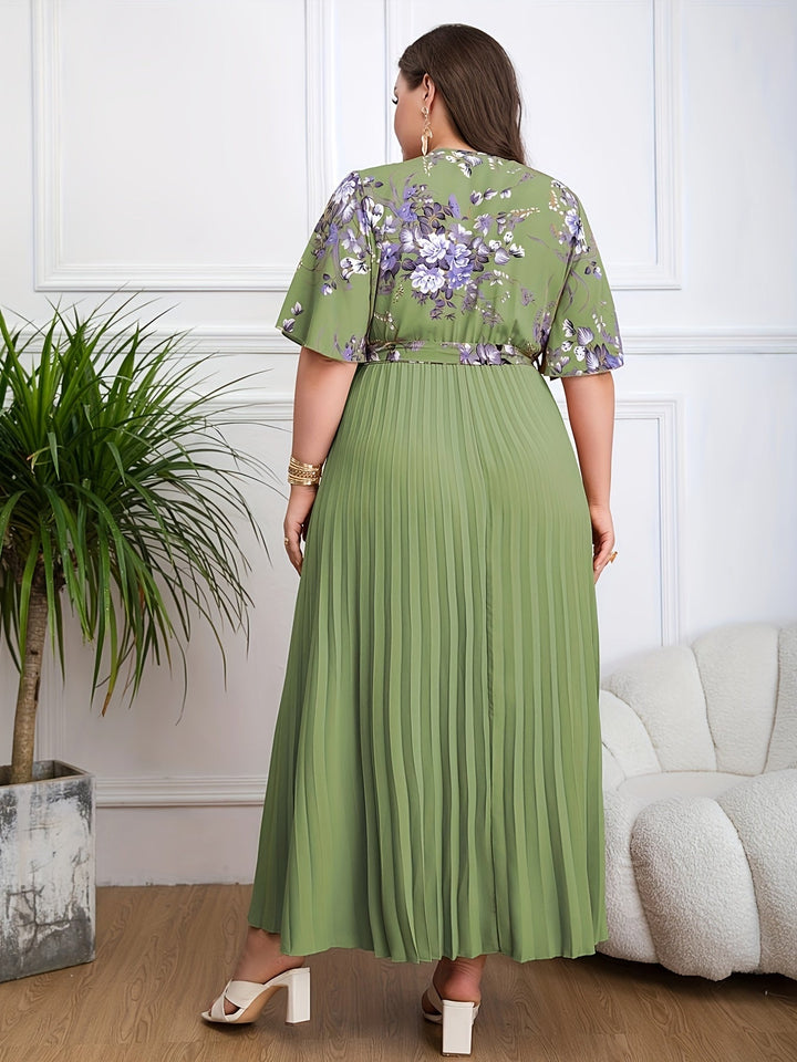 Fleur | Robe Ajustée Grande Taille