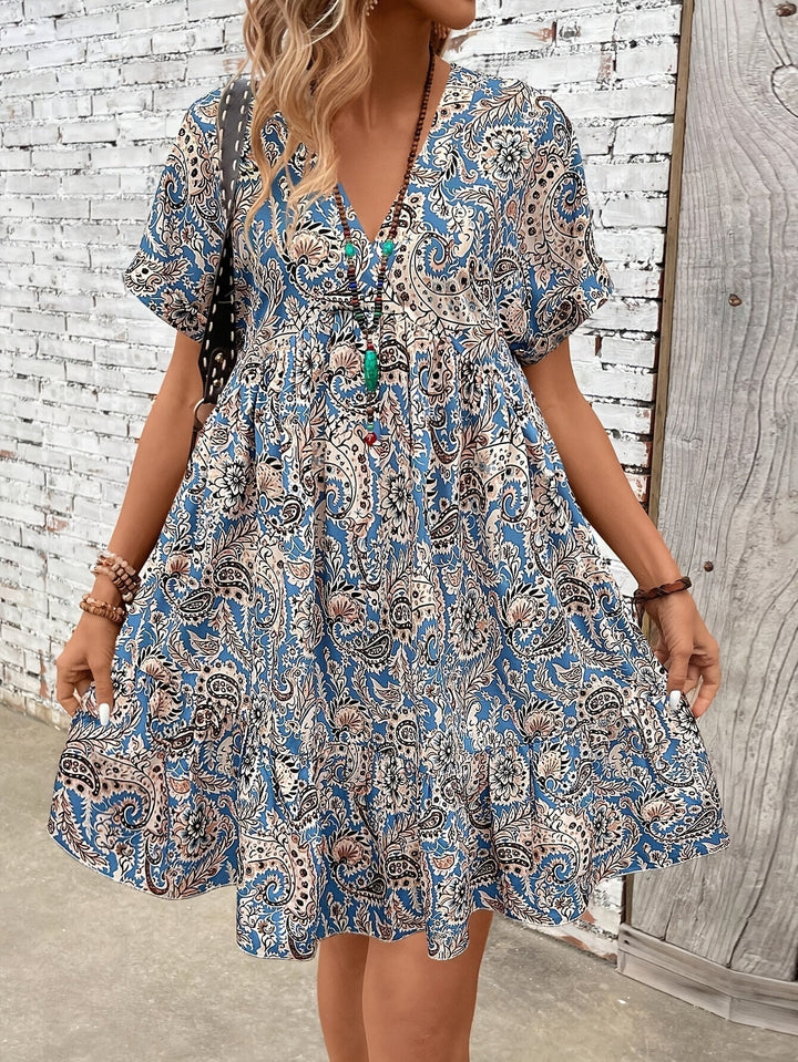 Sabrina | Robe à Manches Courtes Grande Taille