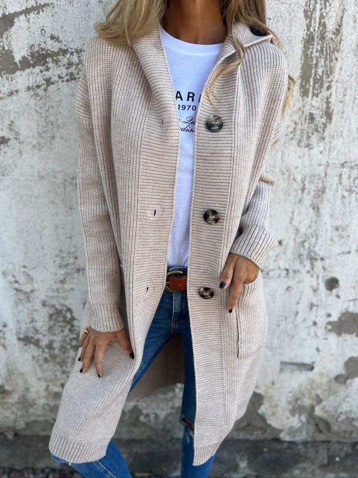 LIVIA™ | Cardigan Long Élegant