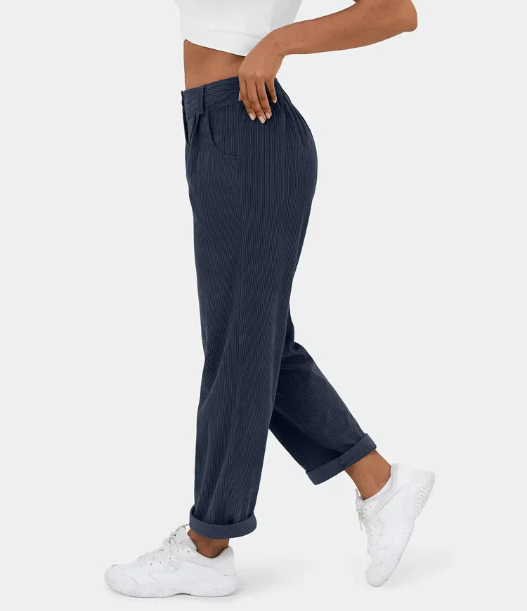 Bellamont – Pantalon Ajusté Détendu avec Jambes Larges