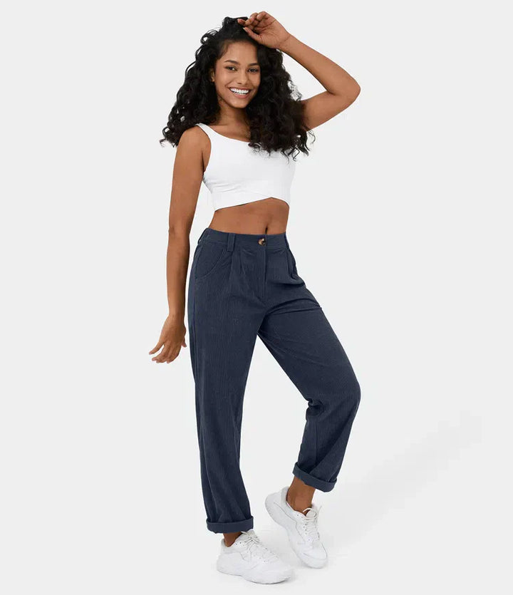 Bellamont – Pantalon Ajusté Détendu avec Jambes Larges